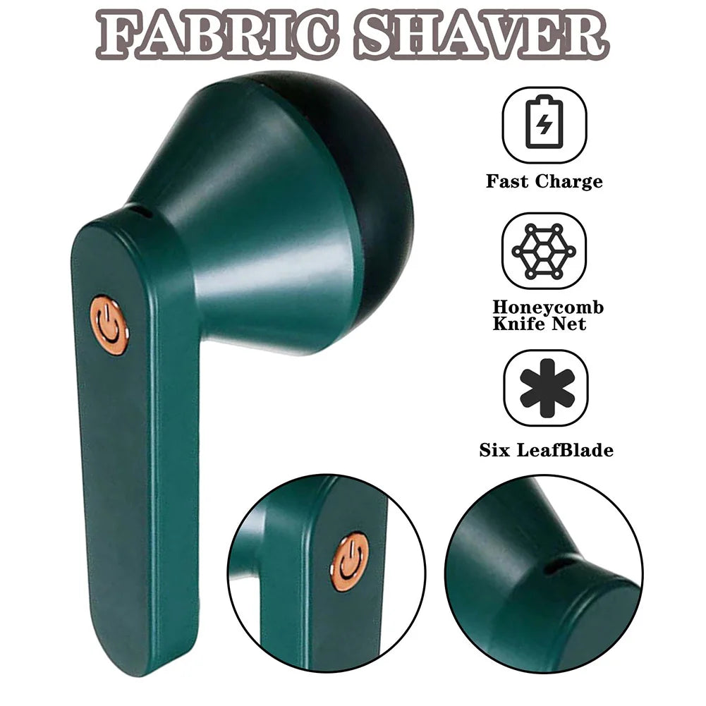 Portable 6-Blade Electric Fabric Shaver