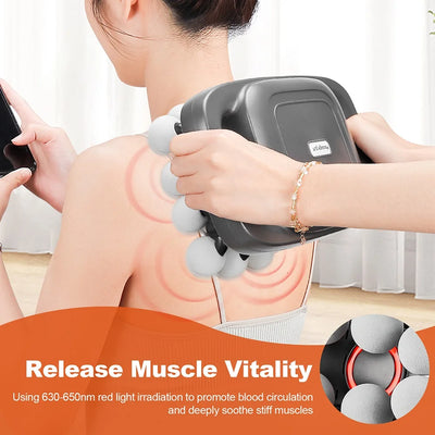 16-Head High-Frequency Fascia Massage Gun