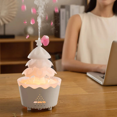 Rotating Umbrella Oil Diffuser with LED