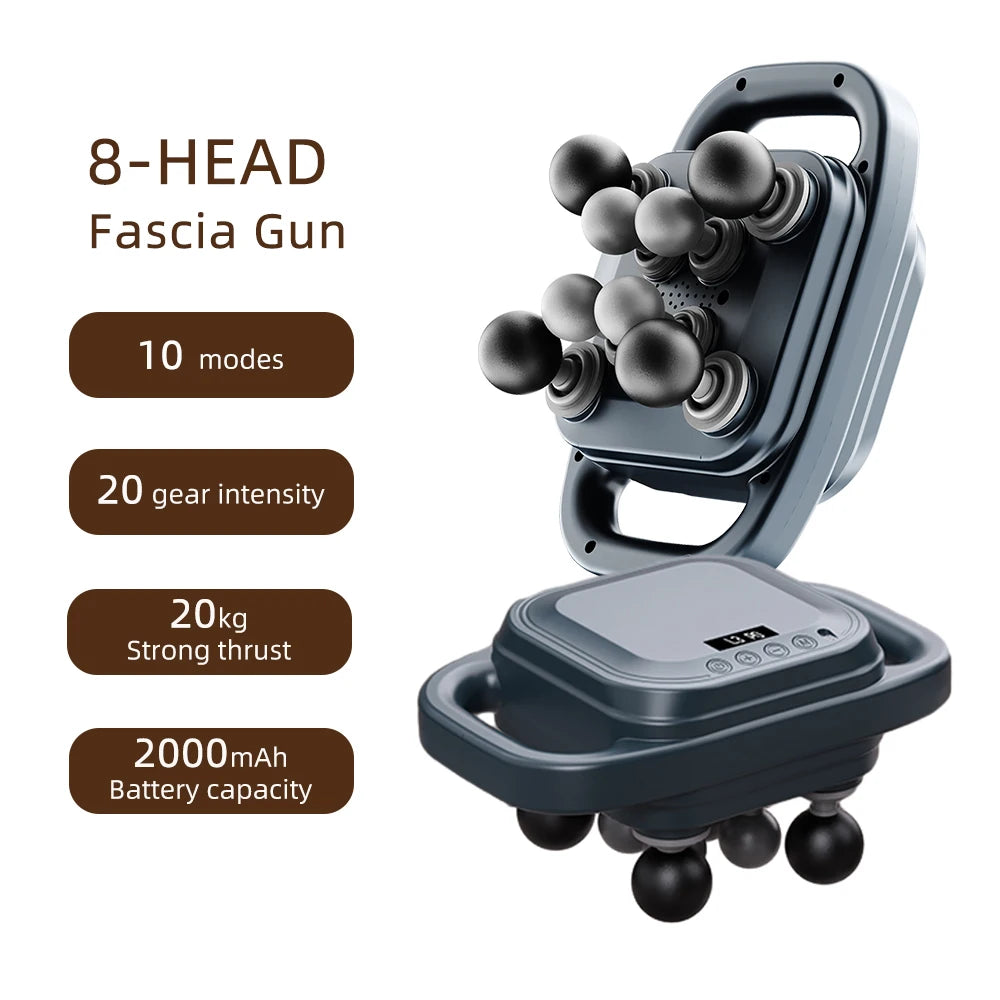 16-Head High-Frequency Massage Gun