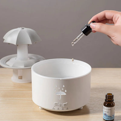 Rotating Umbrella Oil Diffuser with LED