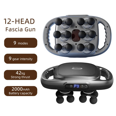 16-Head High-Frequency Massage Gun