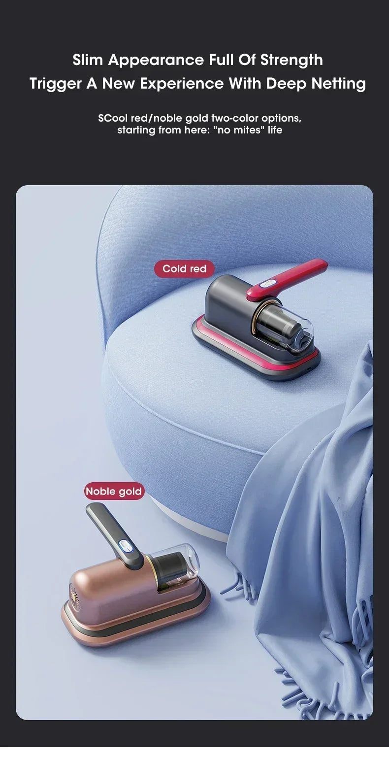 Cordless Mattress Vacuum Mite Remover