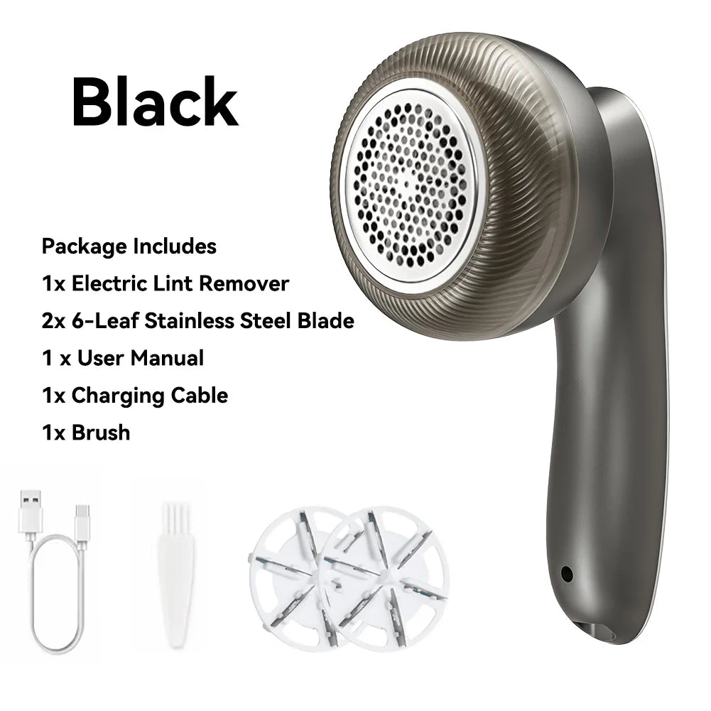 Rechargeable Fabric Shaver with Display