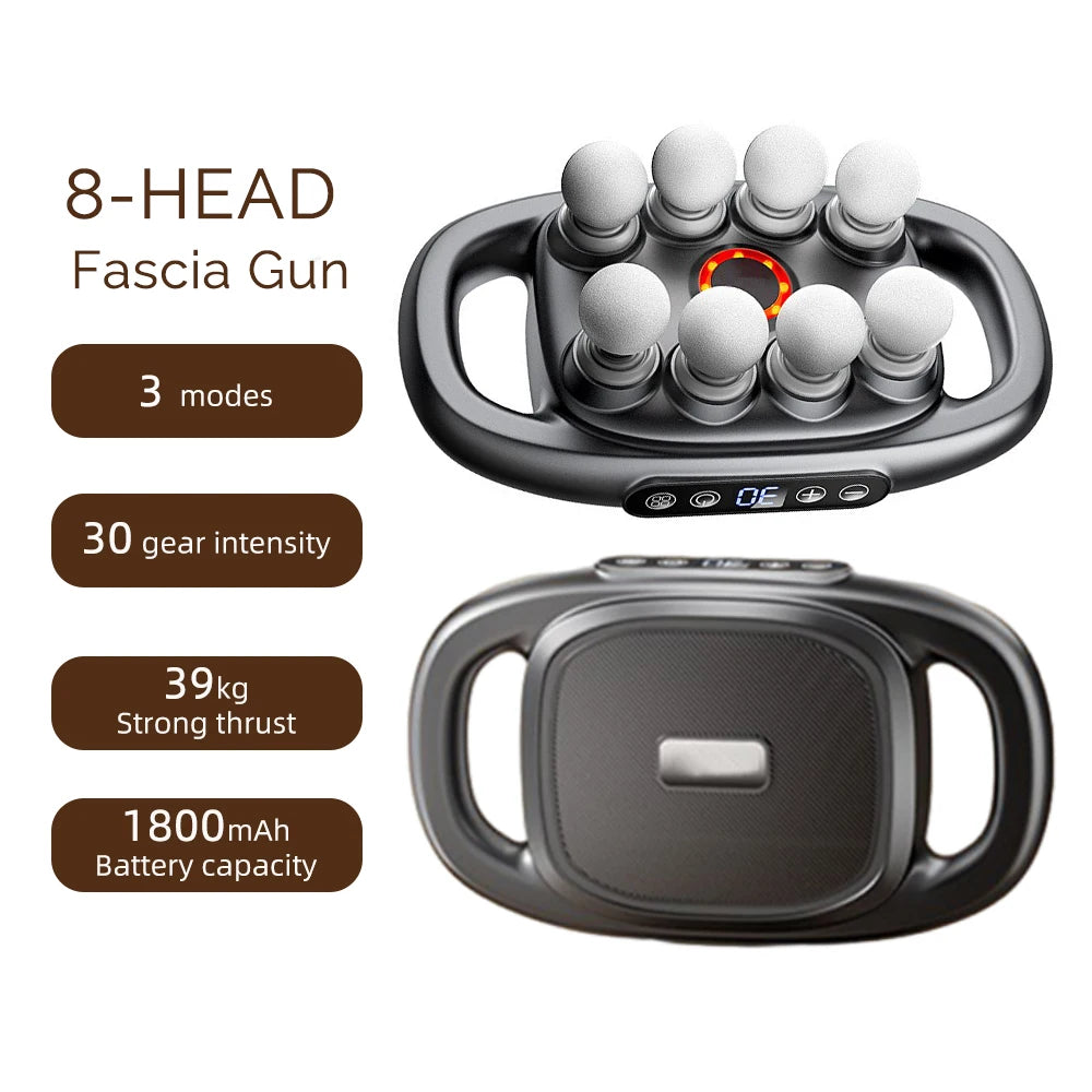 16-Head High-Frequency Massage Gun