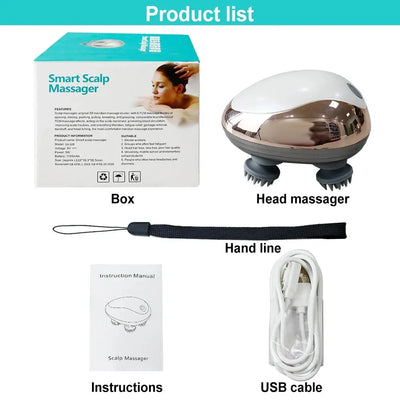 Portable Electric Scalp Massager
