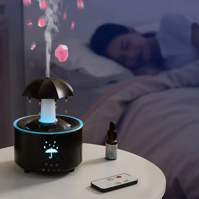 Rotating Umbrella Oil Diffuser with LED