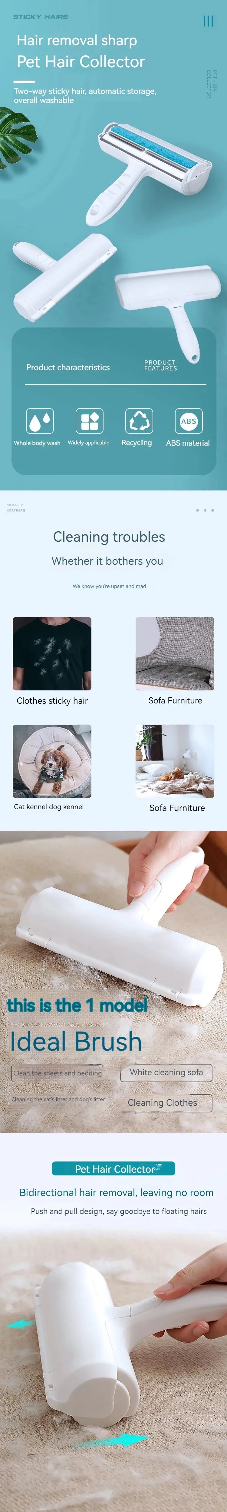 Reusable Pet Hair Remover Roller