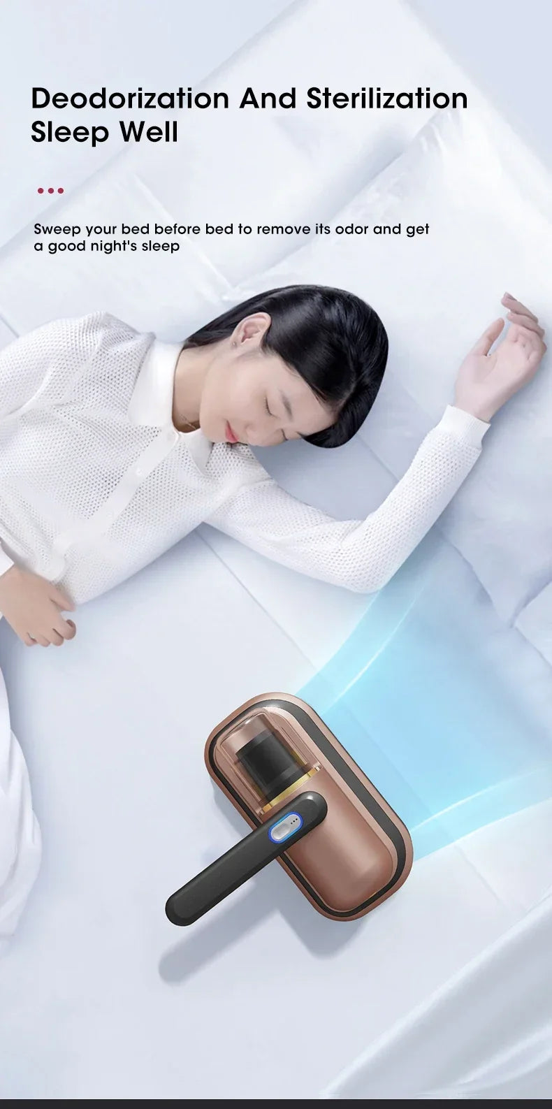Cordless Mattress Vacuum Mite Remover