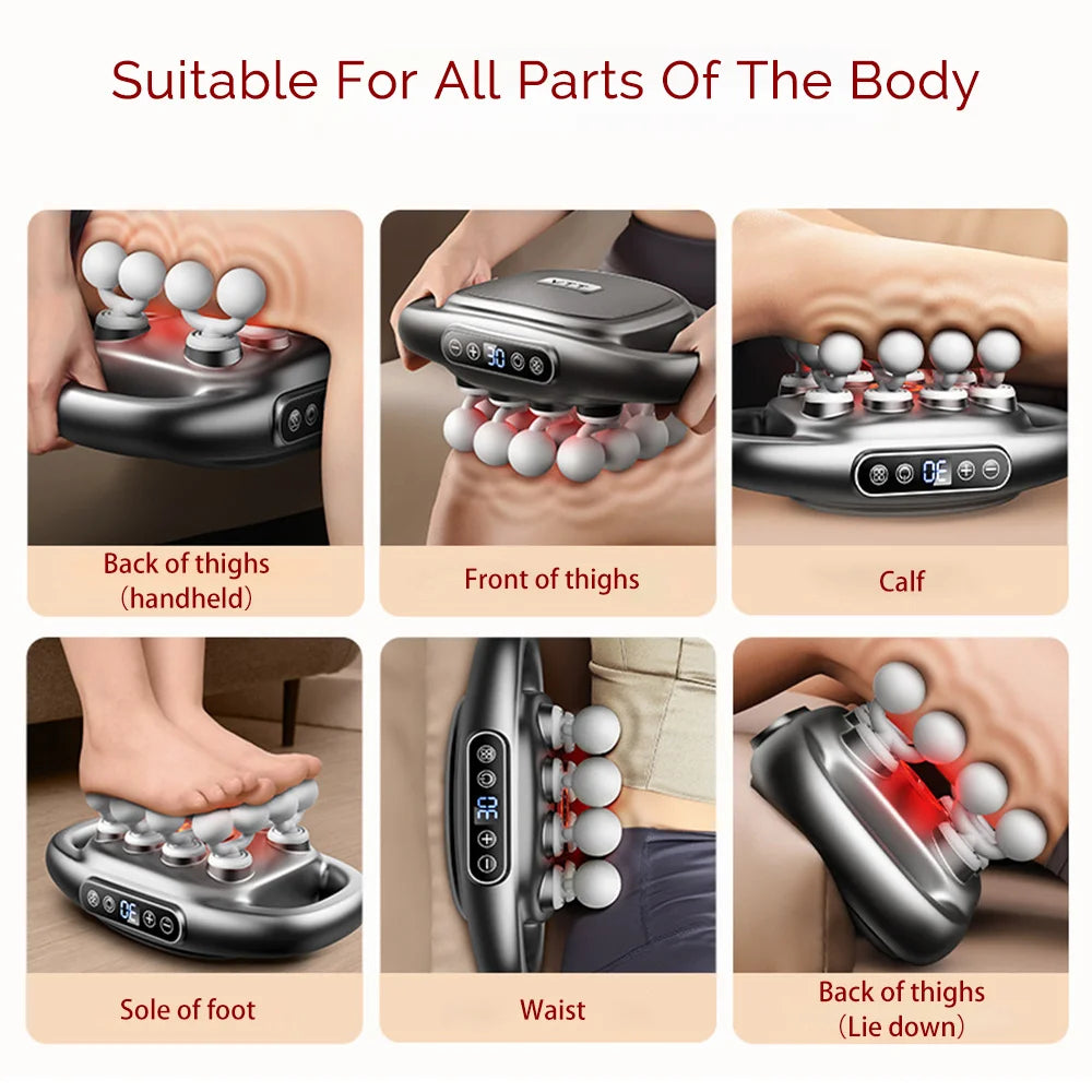 16-Head High-Frequency Massage Gun
