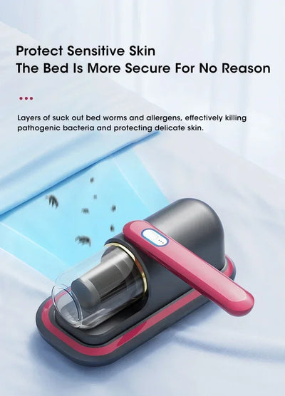 Cordless Mattress Vacuum Mite Remover