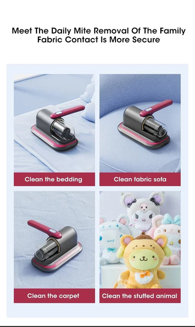 Cordless Mattress Vacuum Mite Remover