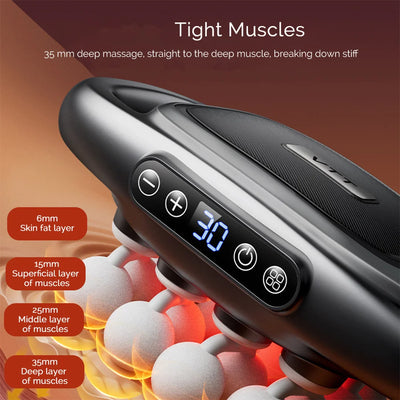 16-Head High-Frequency Massage Gun