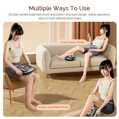 16-Head High-Frequency Massage Gun