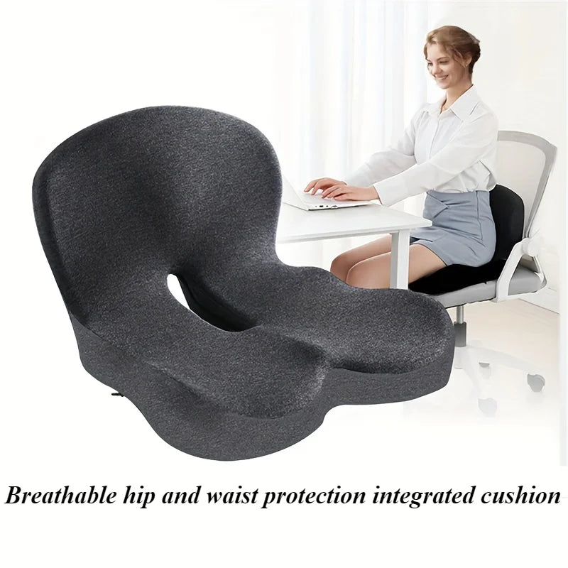 Memory Foam Seat & Lumbar Cushion