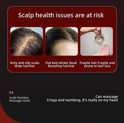 Infrared Electric Scalp Massager Comb