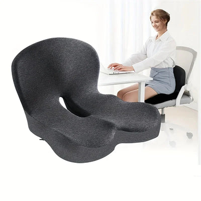 Memory Foam Seat & Lumbar Cushion