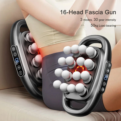 16-Head High-Frequency Massage Gun