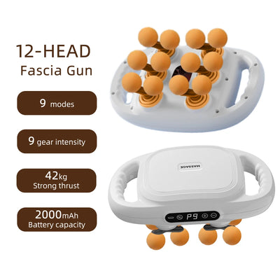 16-Head High-Frequency Massage Gun