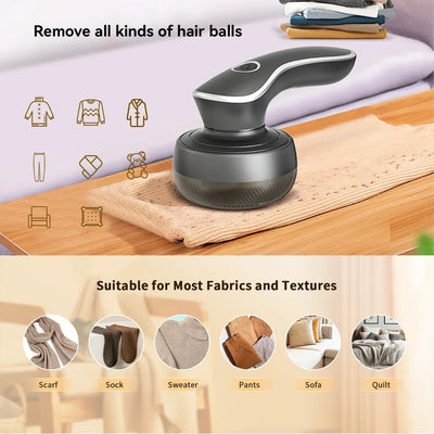 Rechargeable Fabric Shaver with Display