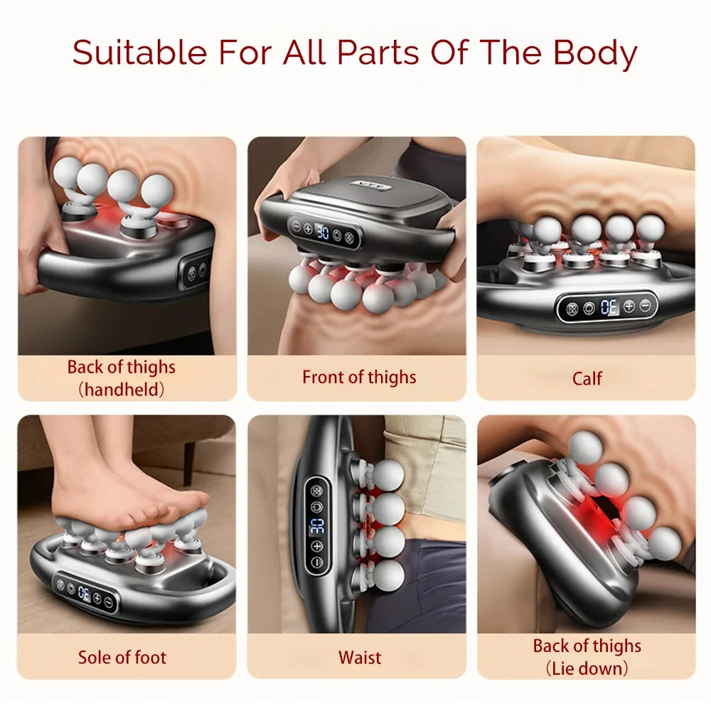 16-Head High-Frequency Massage Gun