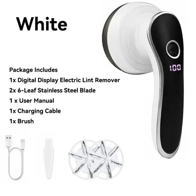 Rechargeable Fabric Shaver with Display