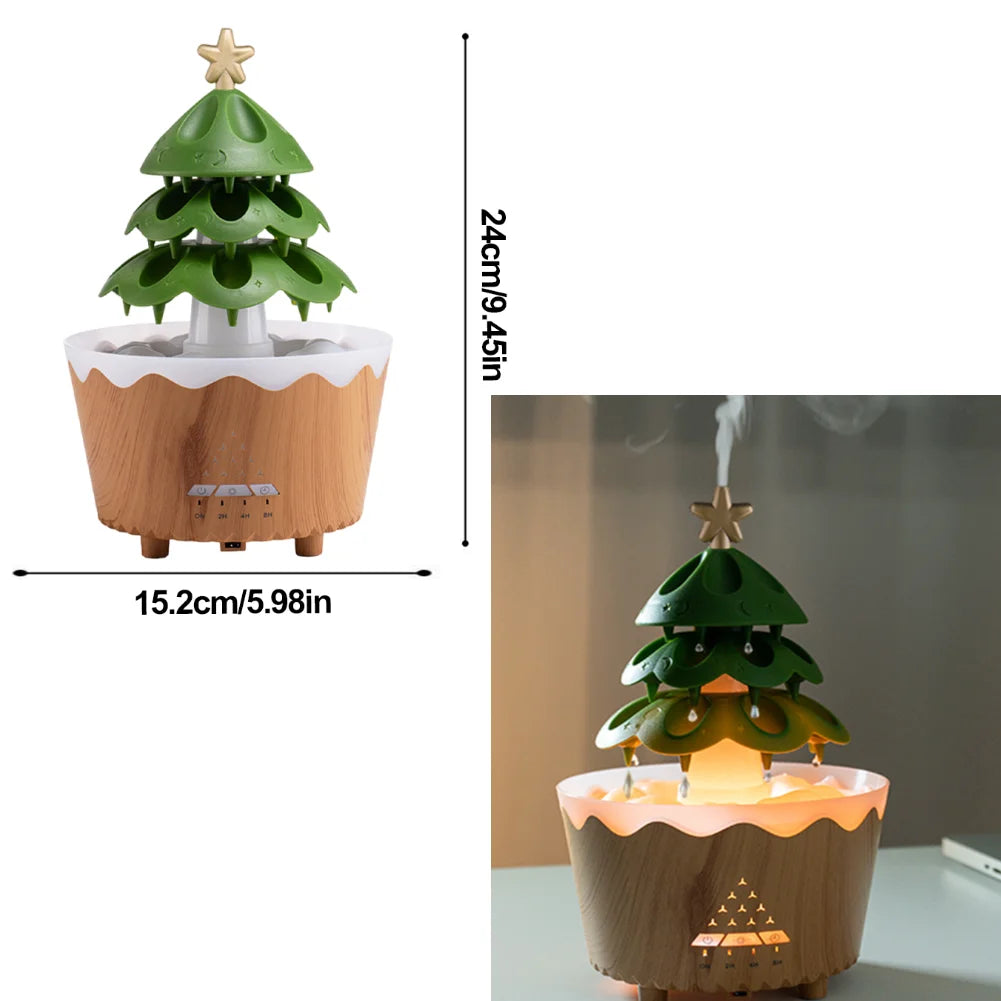 Rotating Umbrella Oil Diffuser with LED