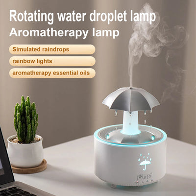Rotating Umbrella Oil Diffuser with LED