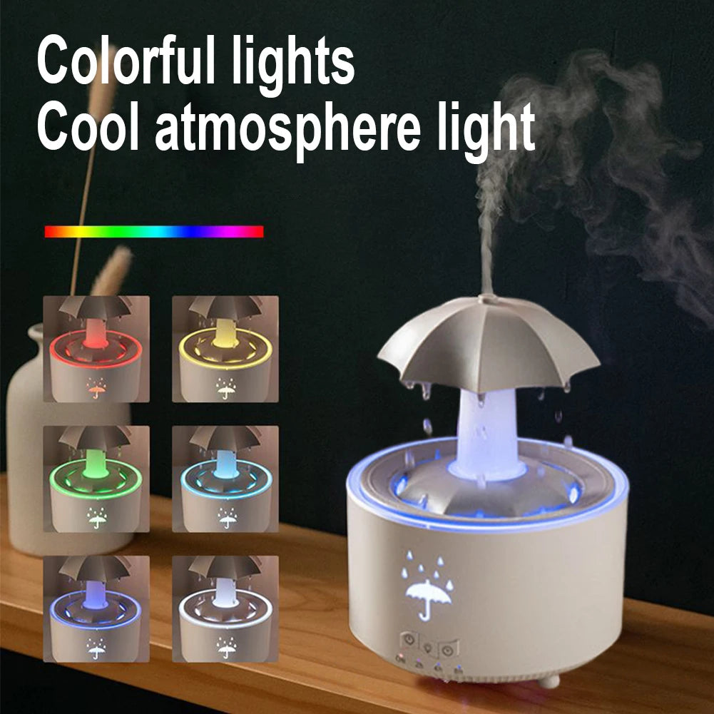 Rotating Umbrella Oil Diffuser with LED