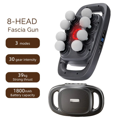 16-Head High-Frequency Fascia Massage Gun